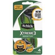 Schick Xtreme 3 Sensitive Disposable Men's Razors 4pk