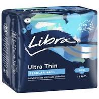 Libra Ultra Thins Pads Wings Regular 14pk