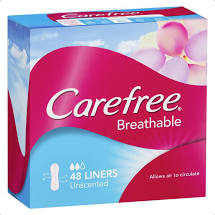 CAREFREE Breathable Liners 48pk