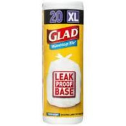 Glad Wavetop Garbage Bag XL 20pk