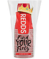 REDD Schooner Cups Red 425ml 25pk