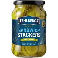 Fehlbergs Pickled Sandwich Stackers 500g