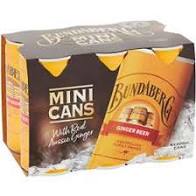 Bundaberg Mini Cans Ginger Beer 200ml 6pk