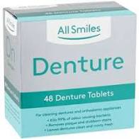 All Smiles Denture Tablets 48pk