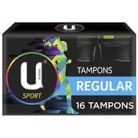 U By Kotex Regular Sport Tampon 16pk