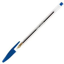 BIC Cristal Medium Blue Pen 5pk