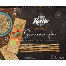 Kettle Sourdough Baked Flat Bread Dukkah Spices 145g