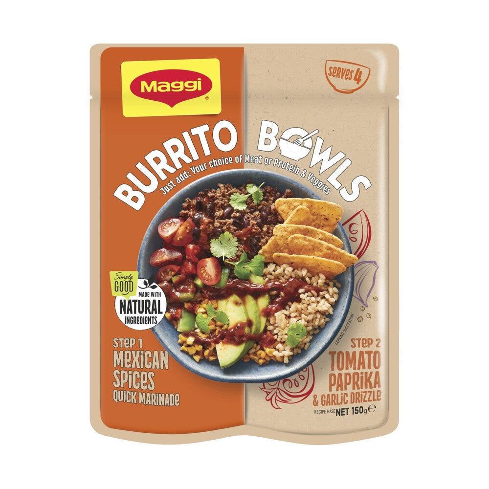 Maggi Bowl Meals Mexican Style Burrito 150g