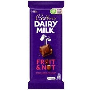 Cadbury Block Fruit & Nut Chocolate 180g