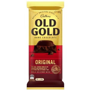 Cadbury Block Old Gold Original Dark Chocolate 180g