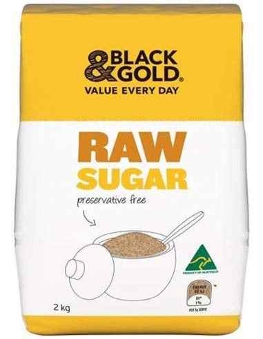 Black & Gold Raw Sugar 2kg