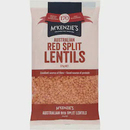 Mckenzie's Lentils Red 375g