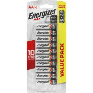 Energiser Max Batteries AA 10pk