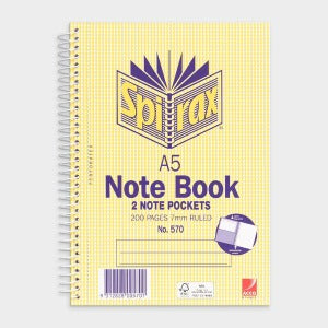 Spirax Platinum A5 Notebook  - 120 pages