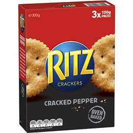 Ritz Crackers Cracked Pepper 227g