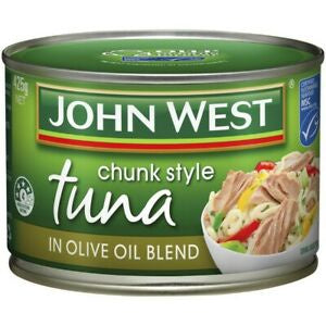 John West Chunk Style Tuna in Olive Oil Blend 425g