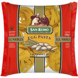 San Remo Egg Pasta Tagliatelle 250g