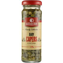 Sandhurst Baby Capers In Wine Vinegar 110g