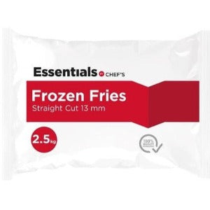 Essentials By Chefs 13mm Straight Cut Fries 2.5kg