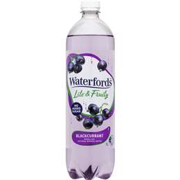 Waterfords Mineral Water Lite & Fruity Blackcurrant 1l